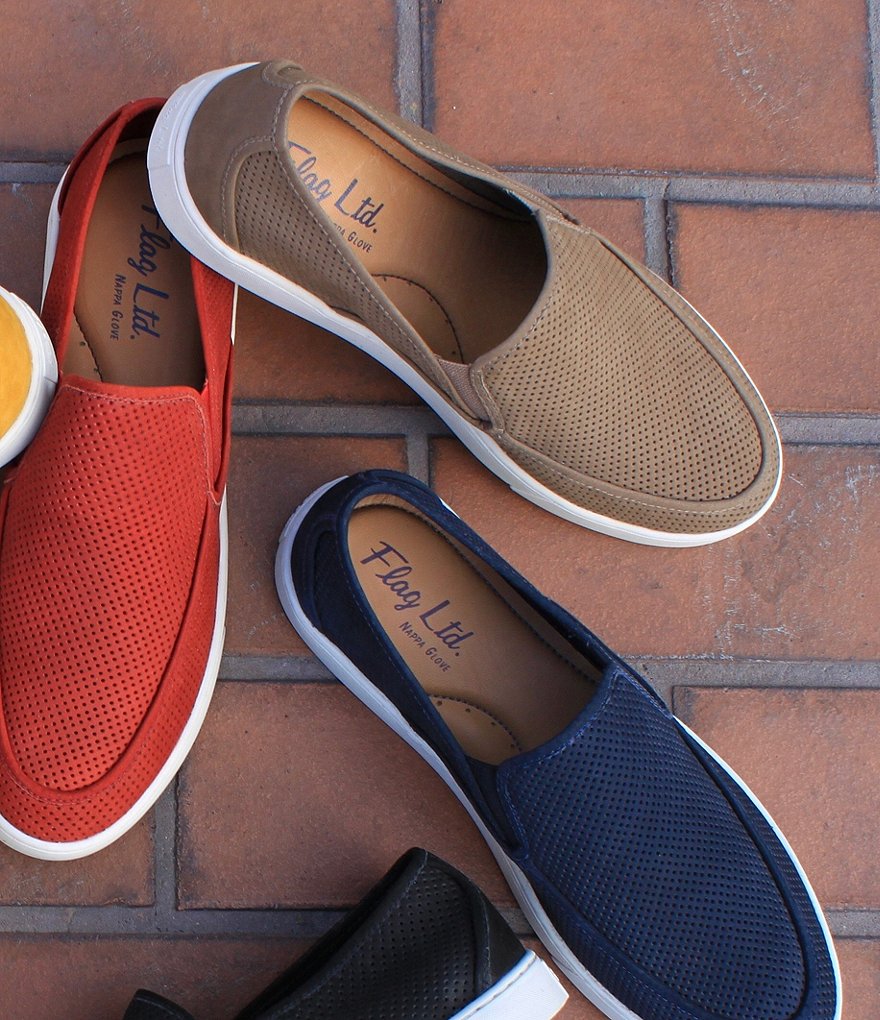 Flag LTD. Men's Belmont Perf Gore Slip-Ons