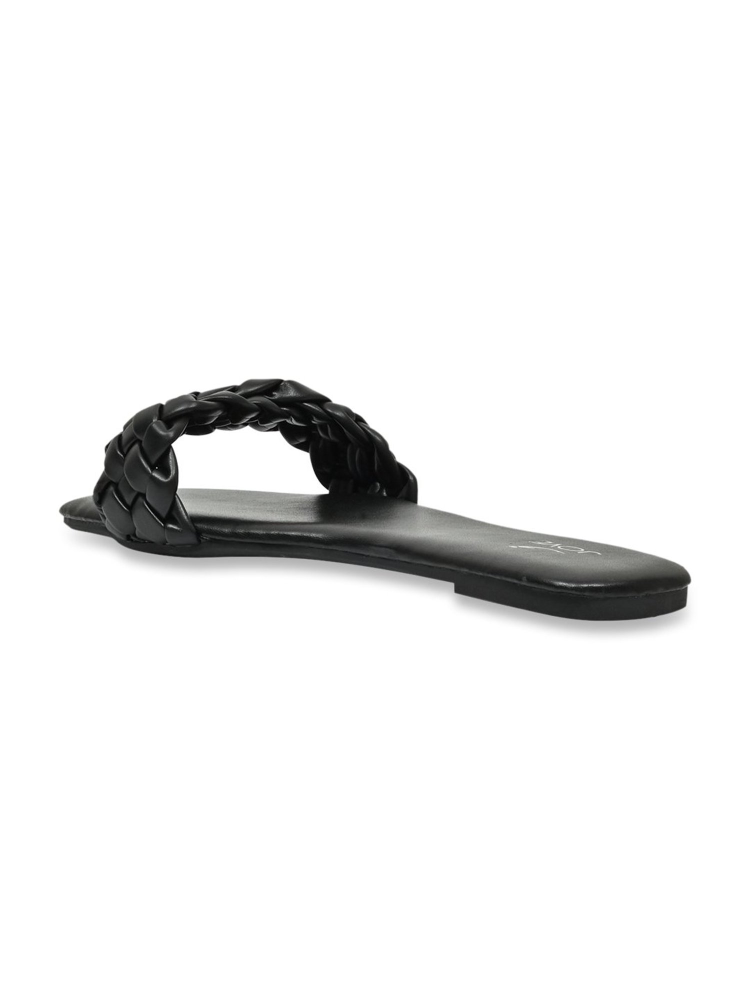 Jove Women's Black Casual Sandals
