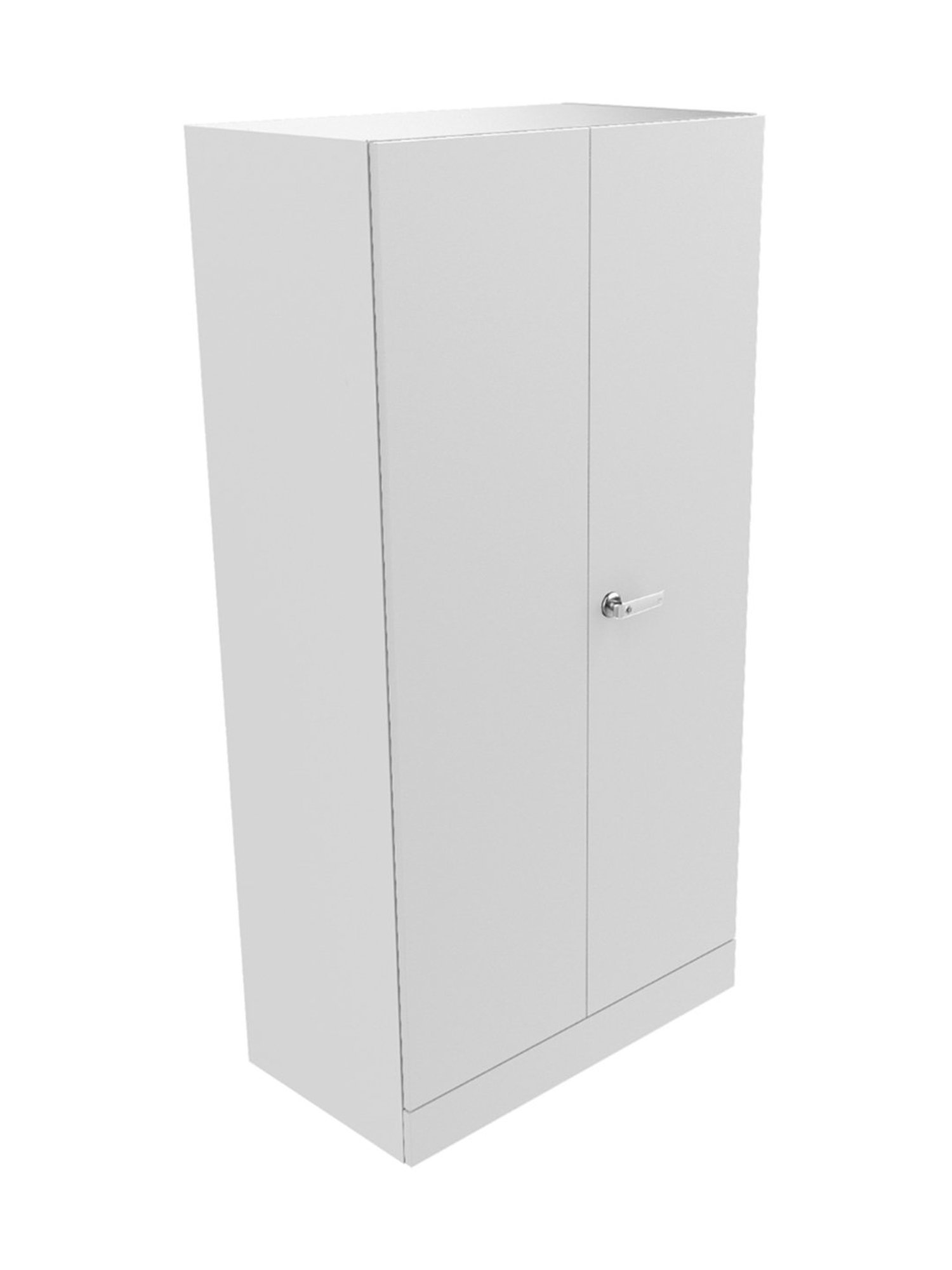Godrej Interio Auraline Men Premium 2-Door Almirah, Bond White (1-Year Warranty,1 Locker, 2 Drawers)