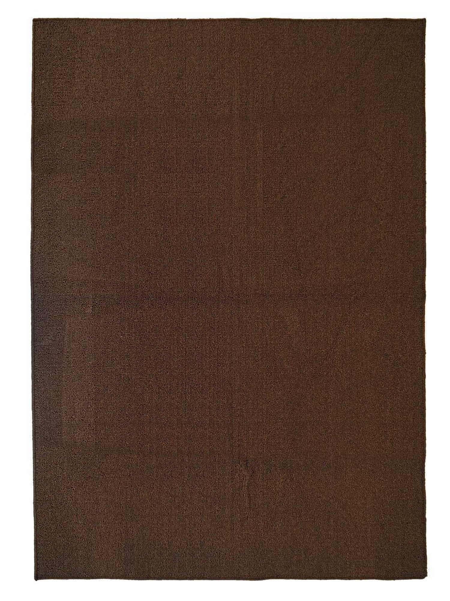 Saral Home Dark Brown Polyester Modern Carpet - Set of 1
