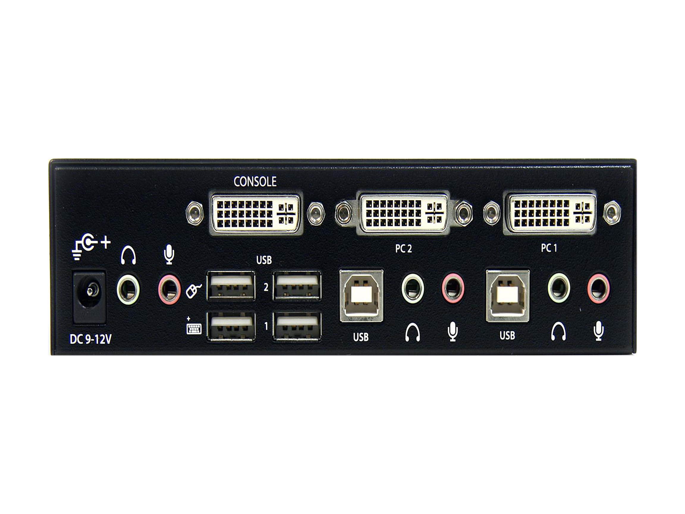 StarTech.com SV231DVIUAHR 2 Port High Resolution USB DVI Dual Link KVM Switch with Audio