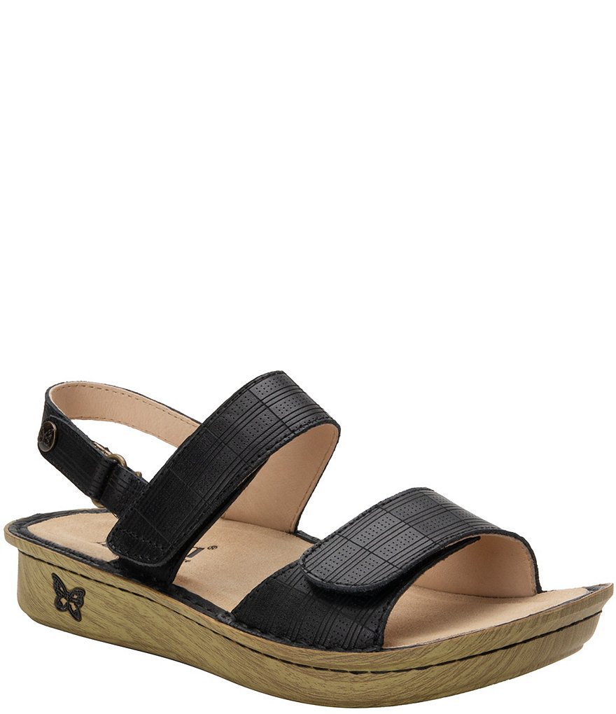 Aetrex Jillian Sport Leopard Print EVA Water Friendly Wedge Sandals