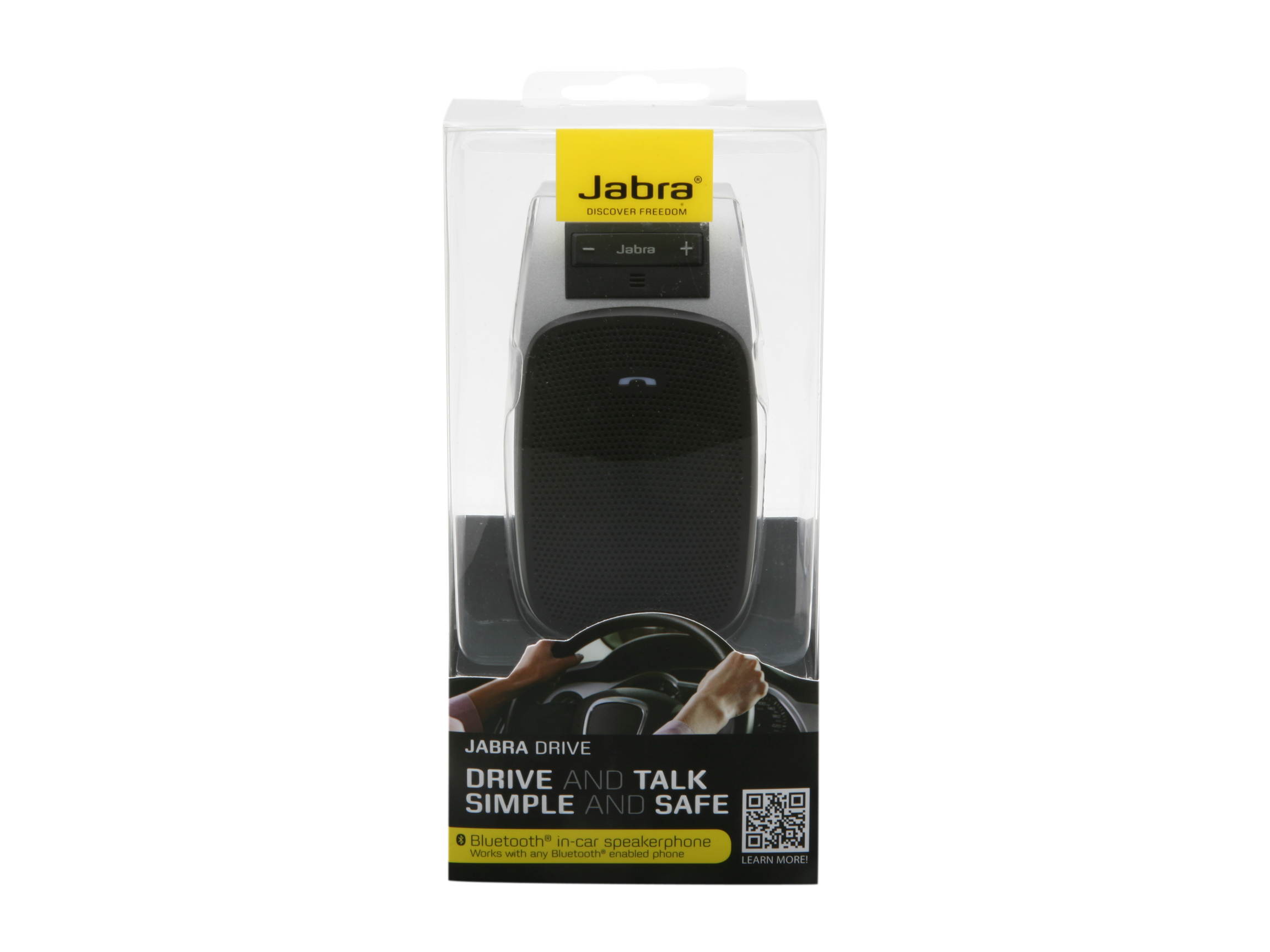 Jabra Drive Bluetooth In-Car Speaker for Music and Calls Black