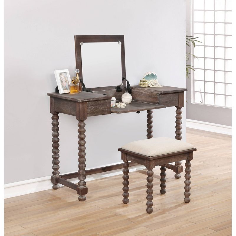 Salisbury Vanity w/Mirror White - Chique