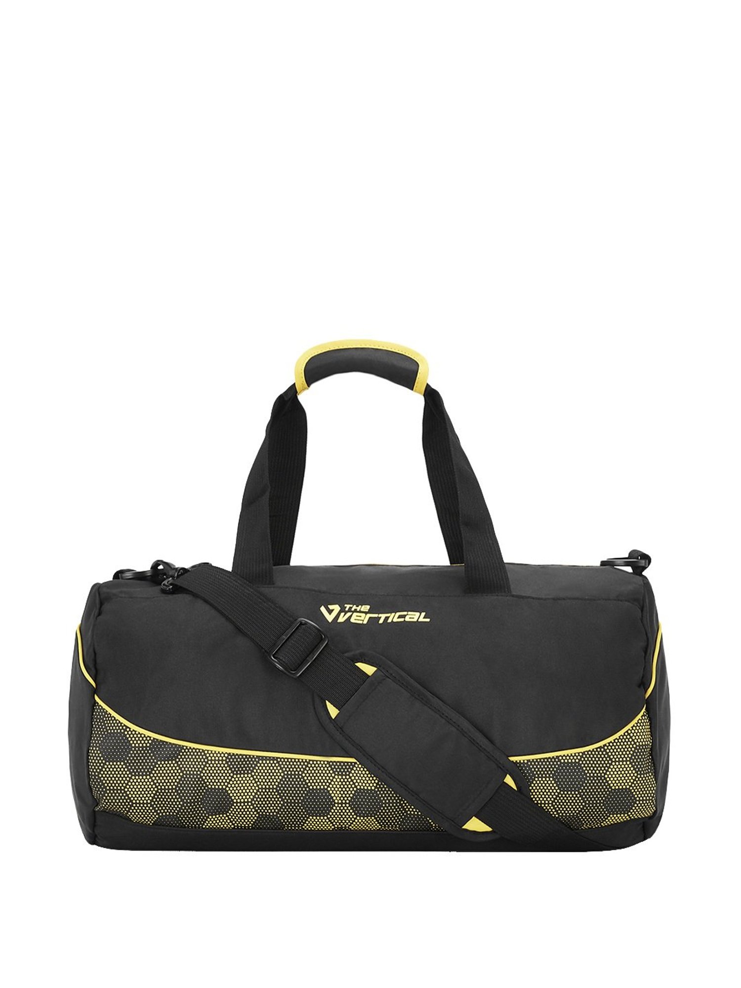 The Vertical Impulse Black & Yellow Medium Duffle Bag