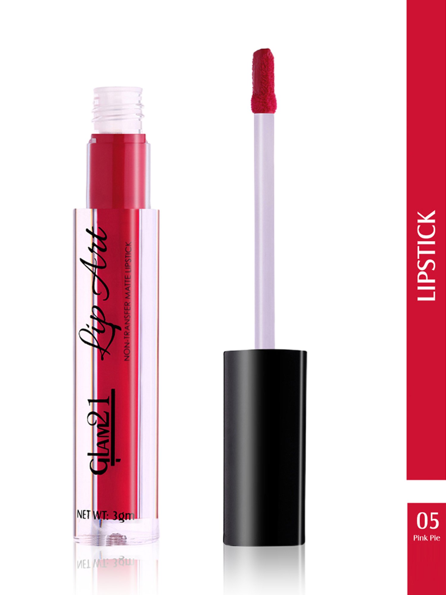 Glam21 Lip Art Non-Transfer Matte Liquid Lipstick 05 Pink Pie - 3 gm