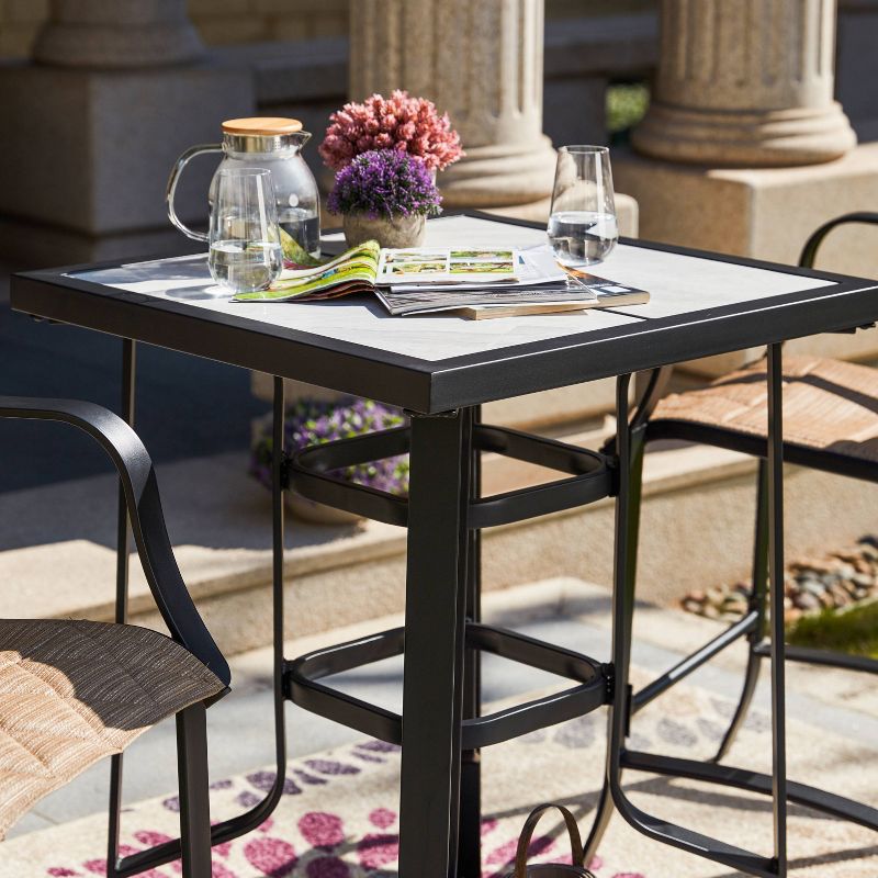 3pc Iron Patio Bistro Set - Patio Festival