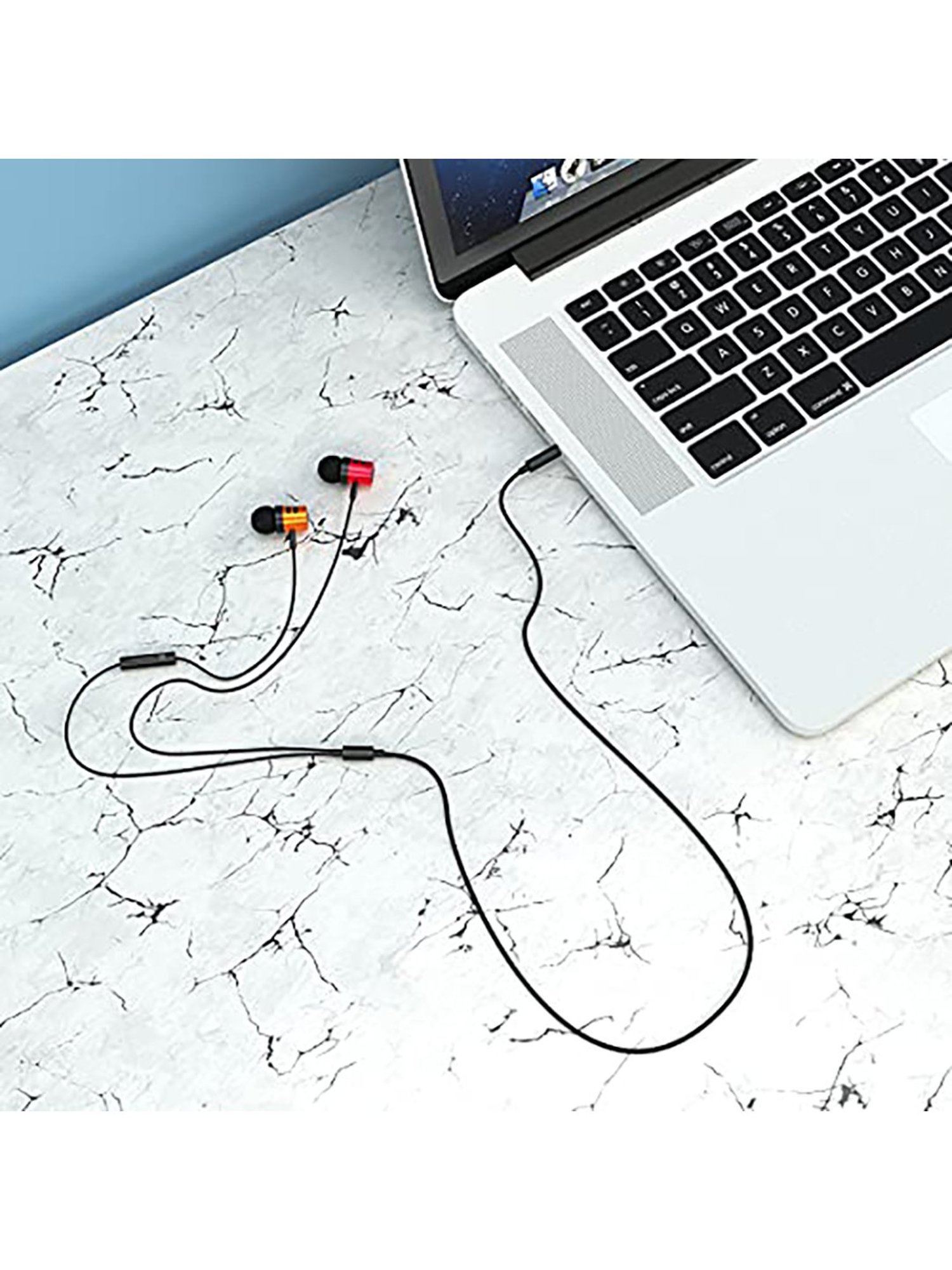 Portronics Ear 2 POR-1371 Wired Earphone with Mic (Black)