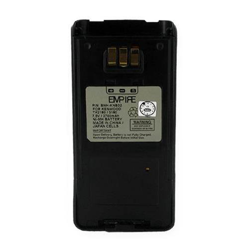 Kenwood TK-3180 2-Way Radio Battery (Ni-MH 7.5V 2700mAh) Rechargeable Battery - replacement for Kenwood KNB-32 Battery