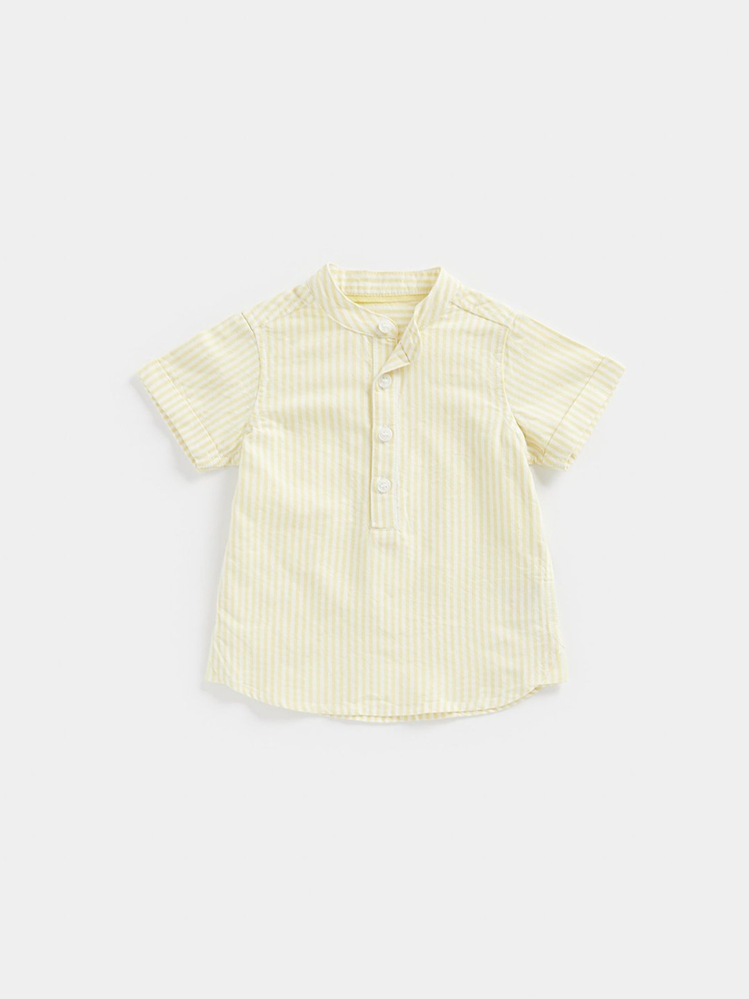 Mothercare Kids Light Yellow Striped T-Shirt