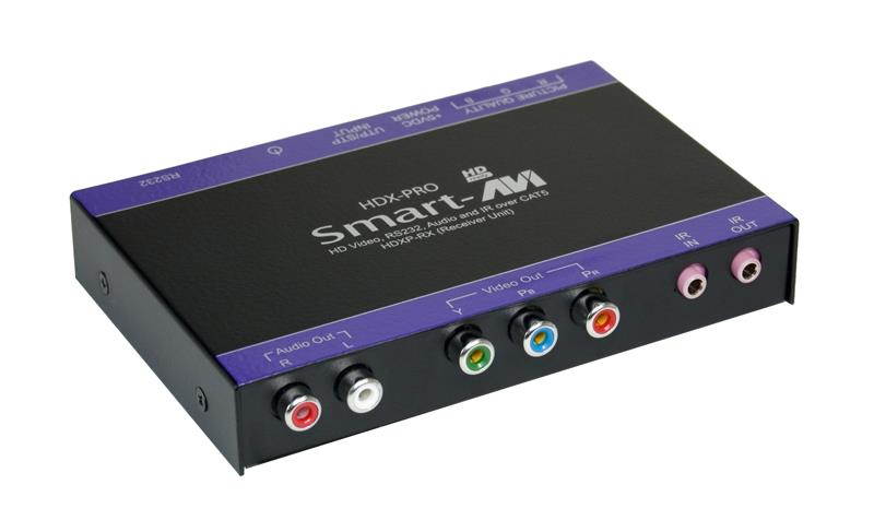 Smart AVI - HDP-RXLS - SmartAVI Component Video/Audio/RS-232/IR CAT5 1699ft Receiver - 1 Input Device - 1699 ft Range -