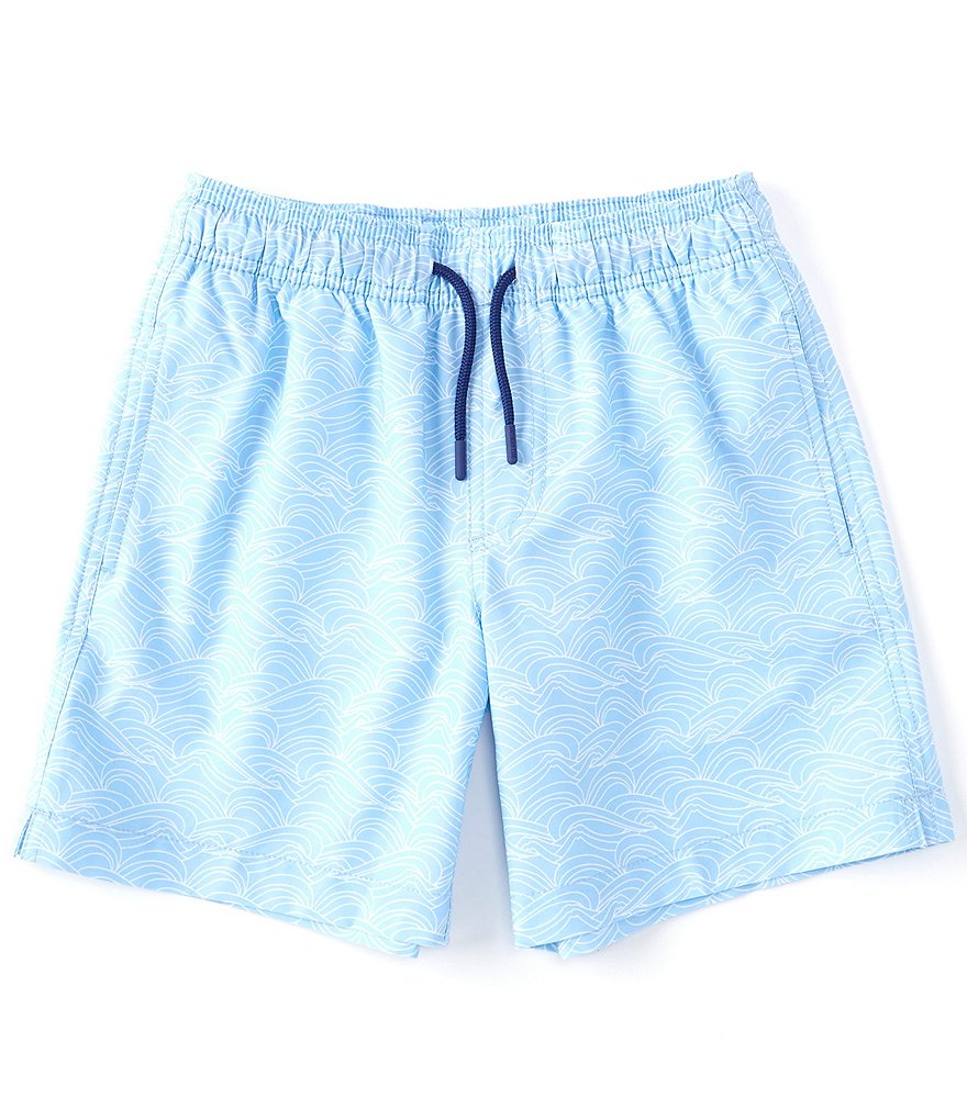 Southern Tide Little/Big Boys 4-16 Wave Print Swim Trunks