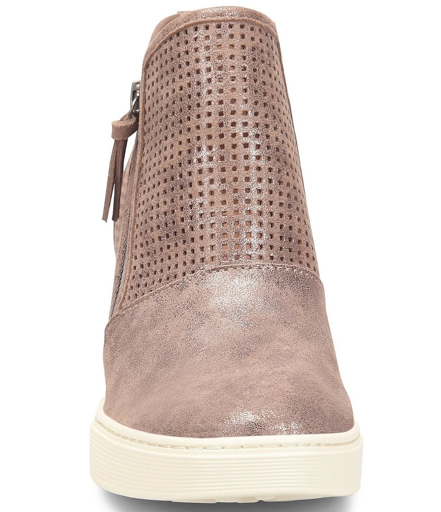 Dansko Shanda Waterproof Leather Wedge Slip Ons