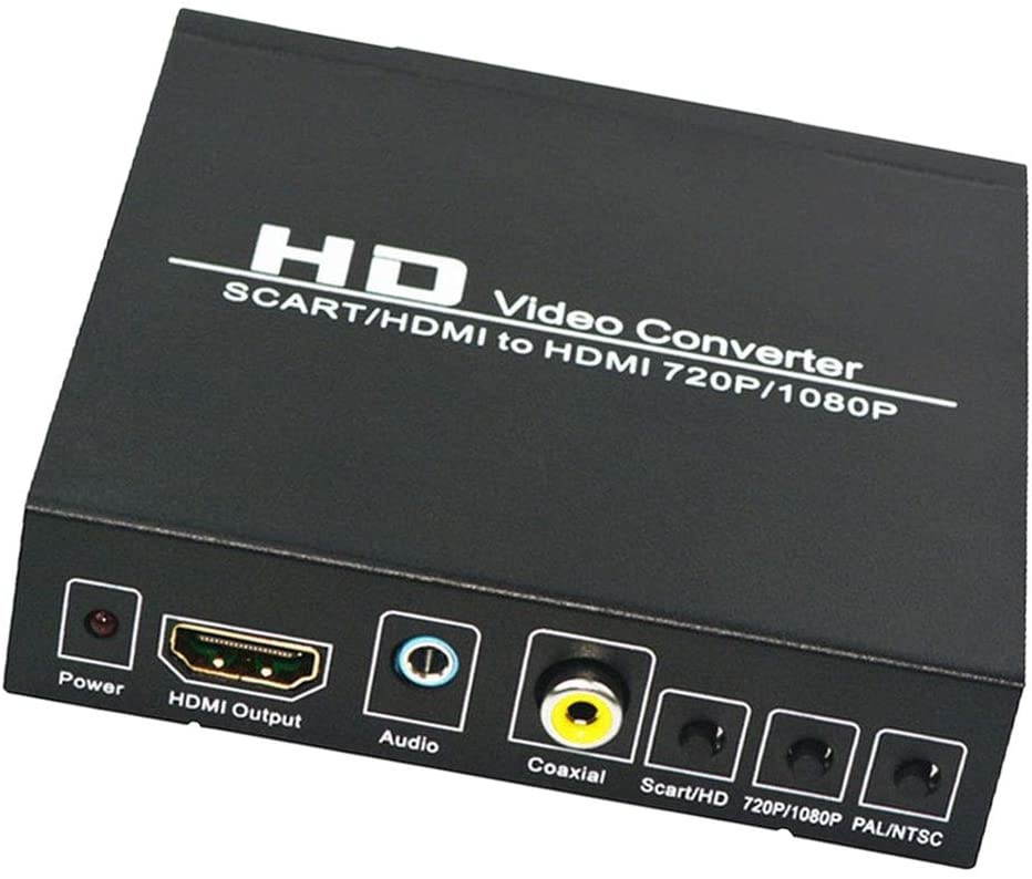 MagiDeal Premium SCART to HDMI Converter Upscaler Support HDMI Connector