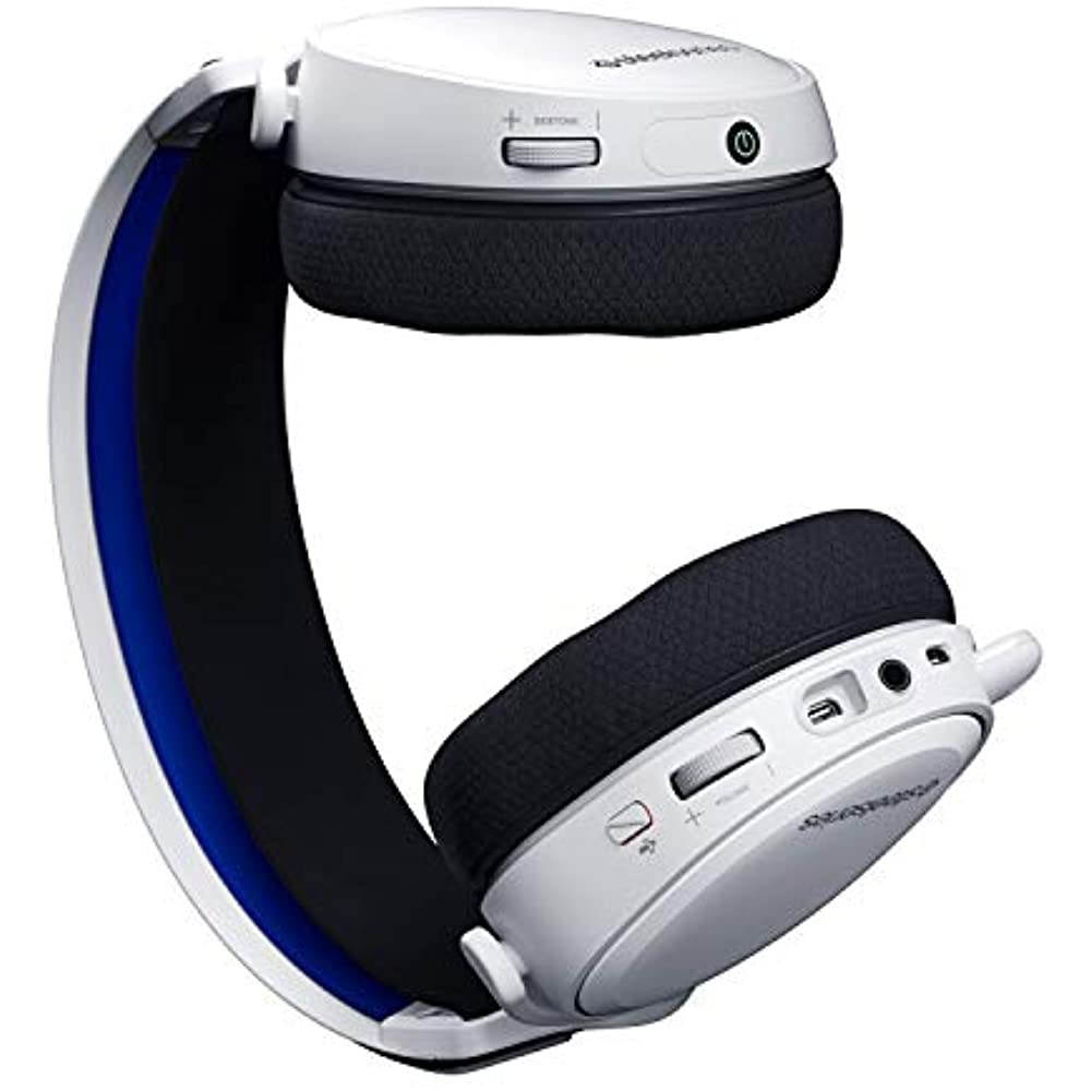 SteelSeries Arctis 7P Wireless - Lossless 2.4 GHz Wireless Gaming Headset - for PlayStation 5 and PlayStation 4 - White - PlayStation 5