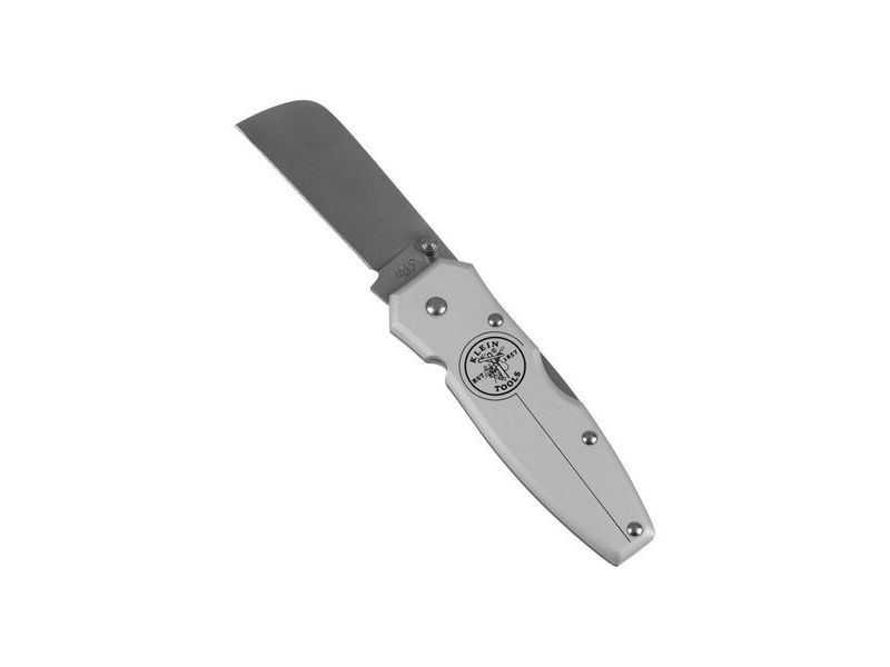 KLEIN TOOLS 44007 Lightweight Lockback Knife 2-1/2-Inch Coping Blade, Silver