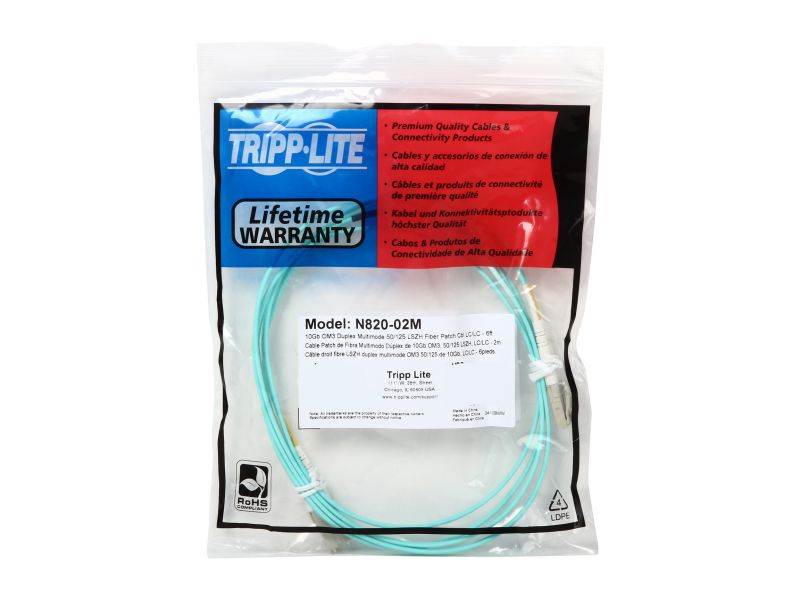 Fiber Optic Cable LC-LC 9/125 Duplex Single-Mode Fiber Cable Yellow 5 meters