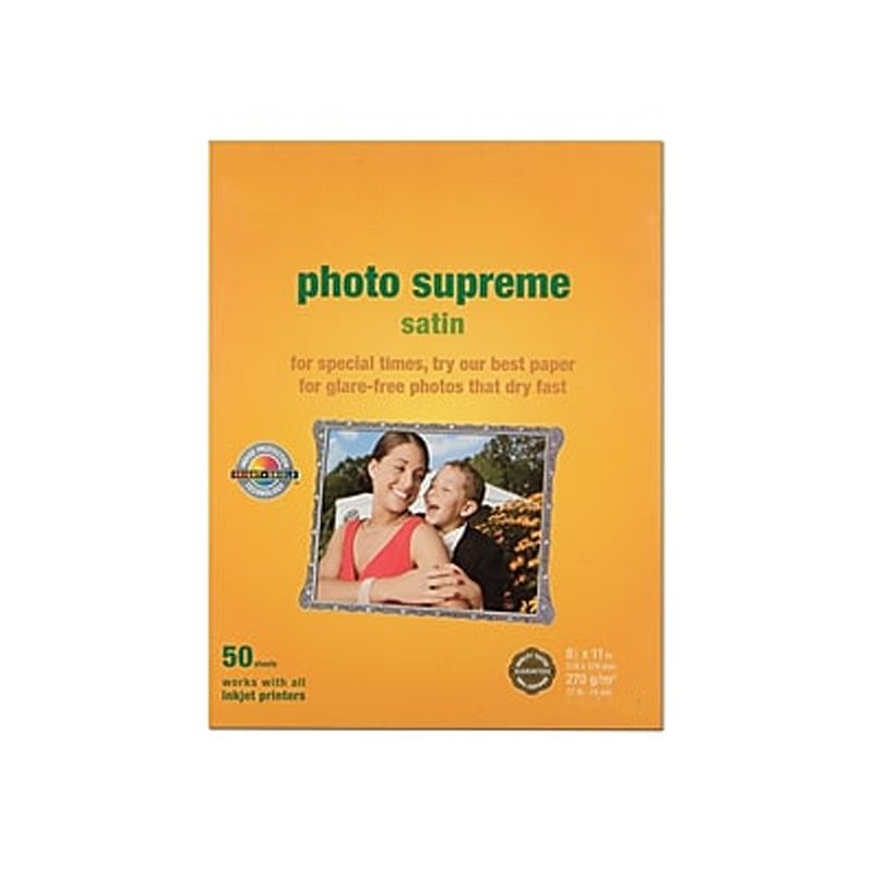 MyOfficeInnovations Supreme Satin Photo Paper 8.5" x 11" 50/Pack (19893-CC) 564118