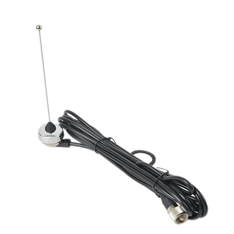 TCJN1 VHF NMO 136174 Mhz Mhz Mobile Vehicle FM Tranceiver 2M Antenna with 13 ft RG58 Coax Cable NMO to UHF PL259 Connector for Yaesu Kenwood HYT Vertex Icom Mobile Radios