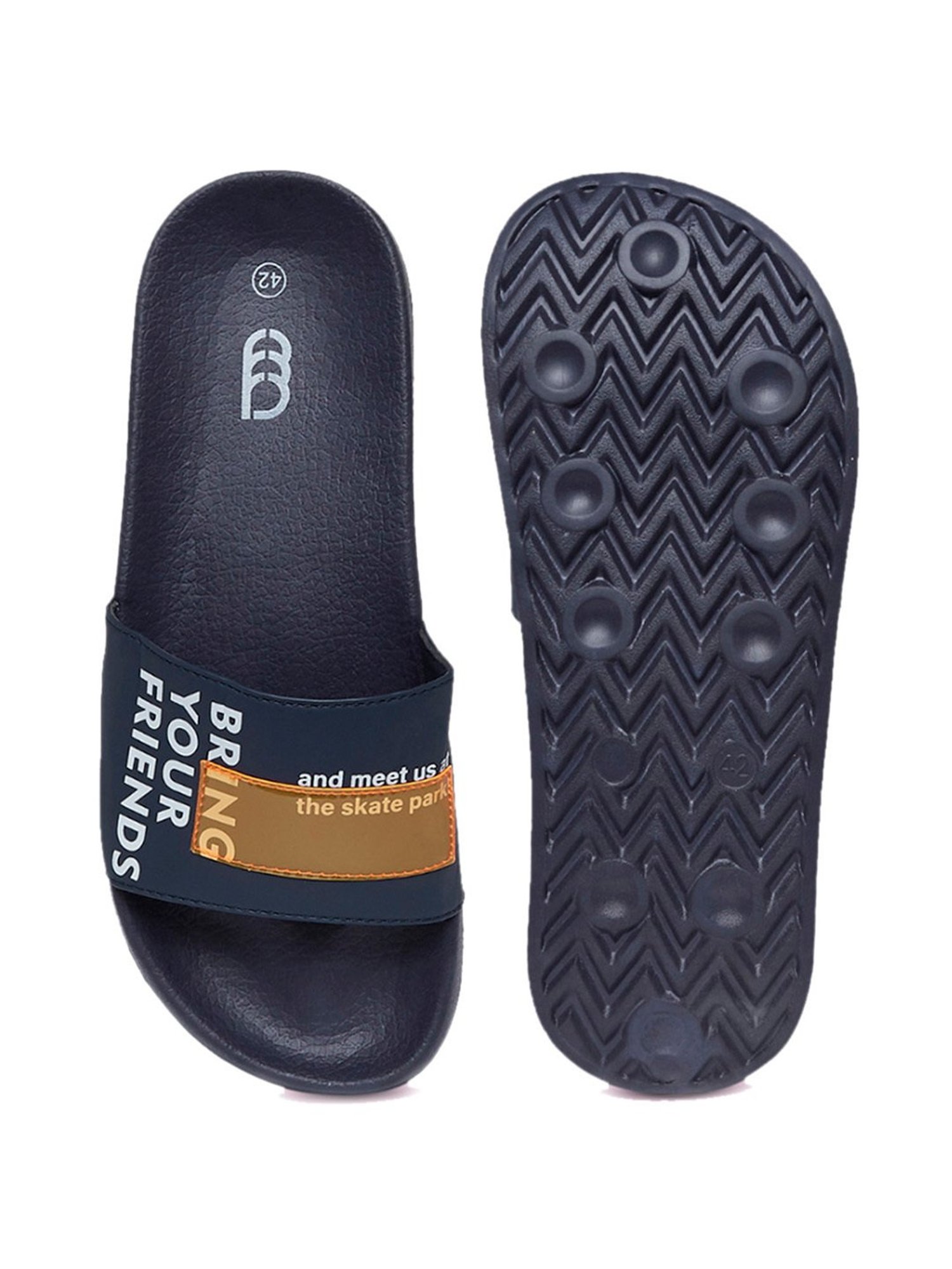 Ajile by Pantaloons Men's Navy Slides