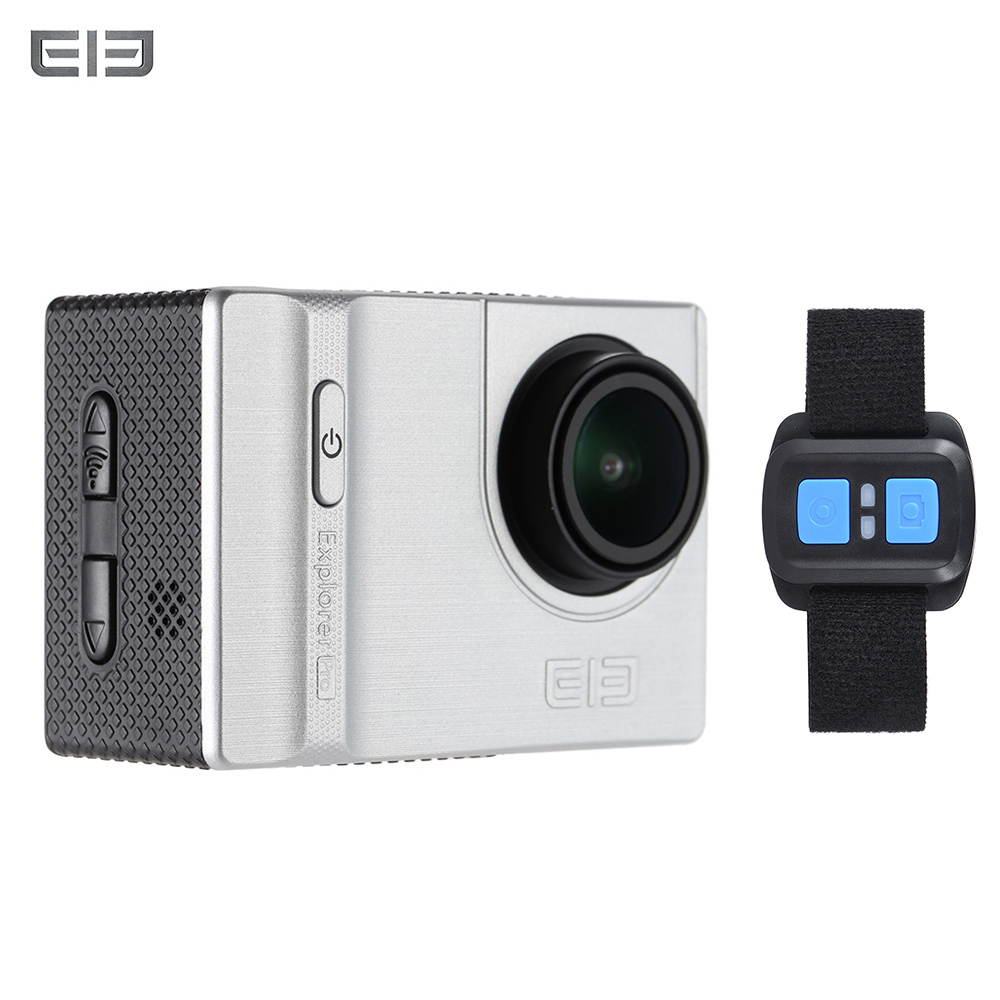 Elephone EleCam Explorer Pro 2.0" 4K 24fps 1080P 60fps Full HD 12MP Voice Broadcasting Waterproof 30M Novatek NTK96660 Sports Action Camera Video DV Optional Wide Angle(170&deg;/ 140&deg;/ 110&deg;/ 70&deg;)