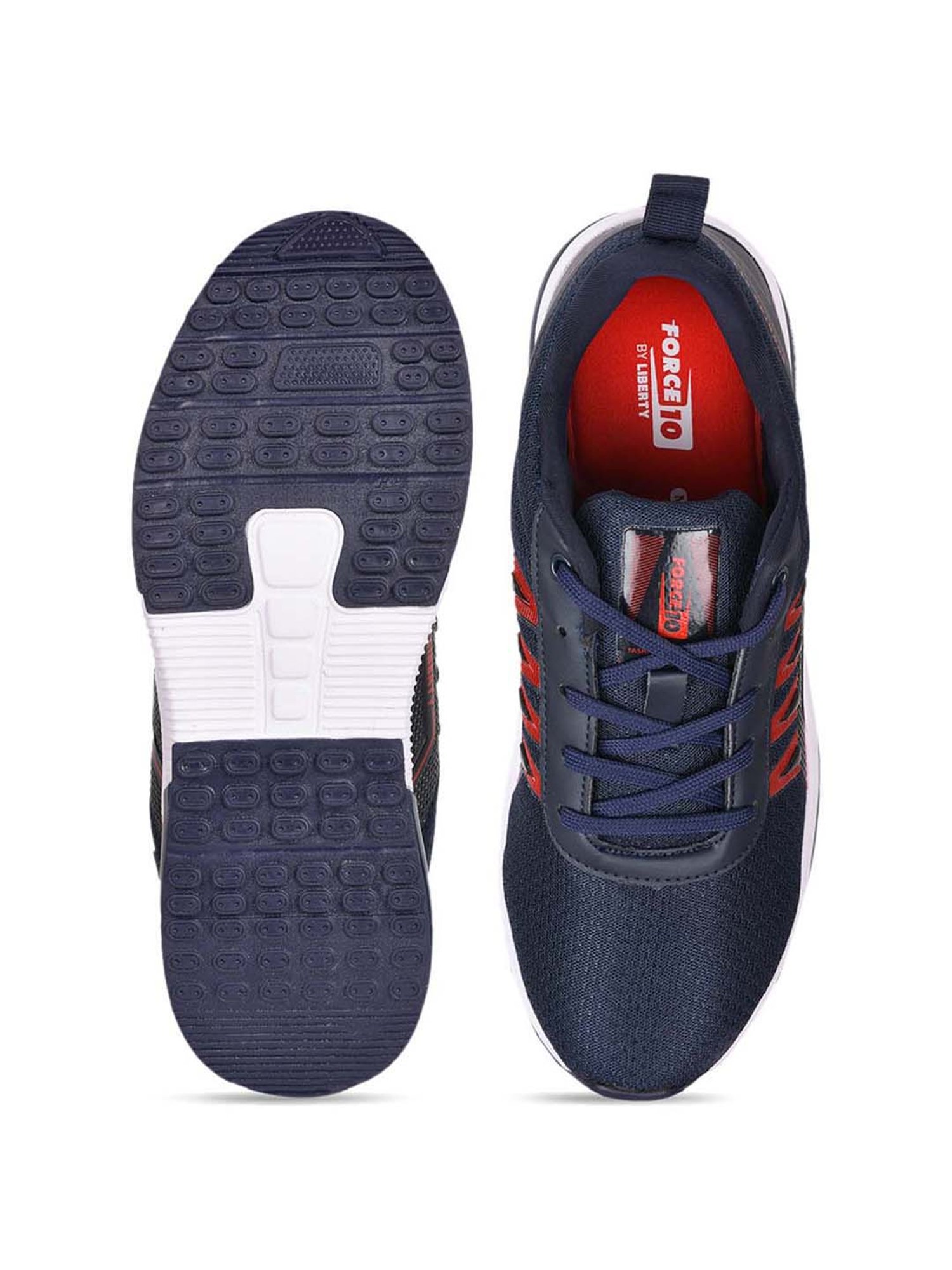 Force 10 by Liberty Men's Navy Running Shoes