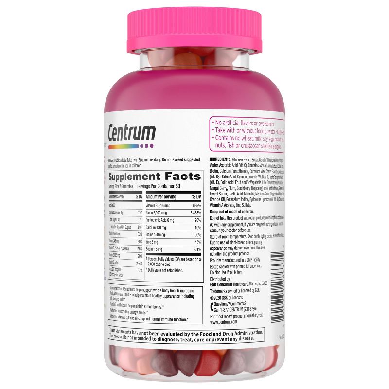 Vitafusion Men's Multivitamin Dietary Supplement Gummies - Berry - 150ct