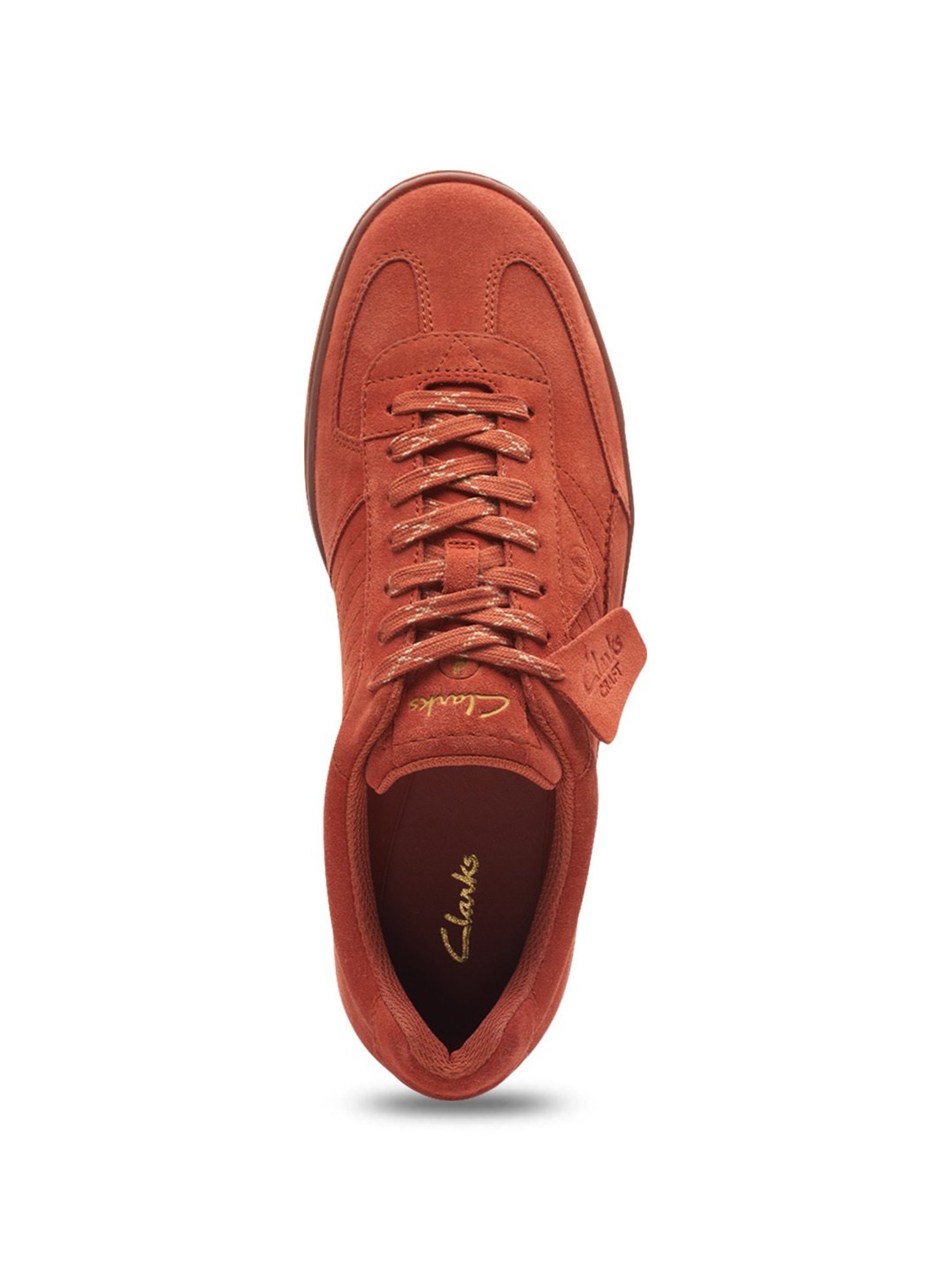 Clarks Men's CraftRally Ace Rust Casual Sneakers