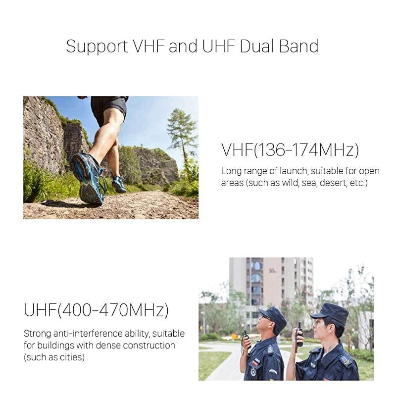 NK761M Mini SMAFemale Antenna 18 8W Dual Band VHF UHF 144430MHz for BaoFeng BFF8HP UV5R BF888S UV5R5 DM5R DM1701 DM1801 UV82 UV5X3 UV5RTP WOUXUN KGUV6D KGUVD1P 4 Pack