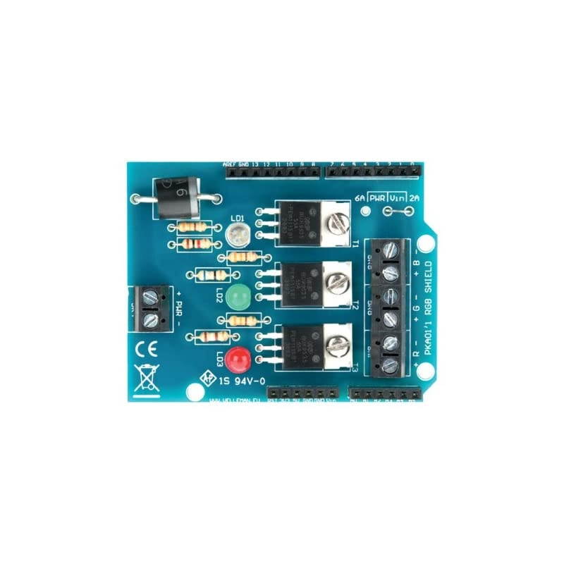 VMA01 RGB Shield for Arduino, 1 Grade to 12 Grade, 1.18" Height, 2.16" Wide, 3.15" Length