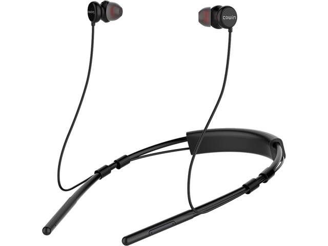 Meidong Wireless Headphones, Bluetooth 5.0 Earphones with Mic, Lightweight Neckband HD Sound 10H Playtime IPX5 Waterproof for Workout Gym Leisure