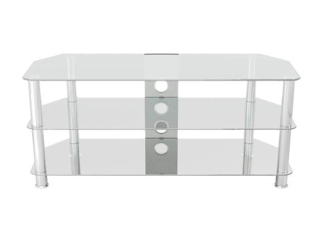AVF SDC1140CMCC-A up to 55" Classic - Corner Glass TV Stand with Cable Management