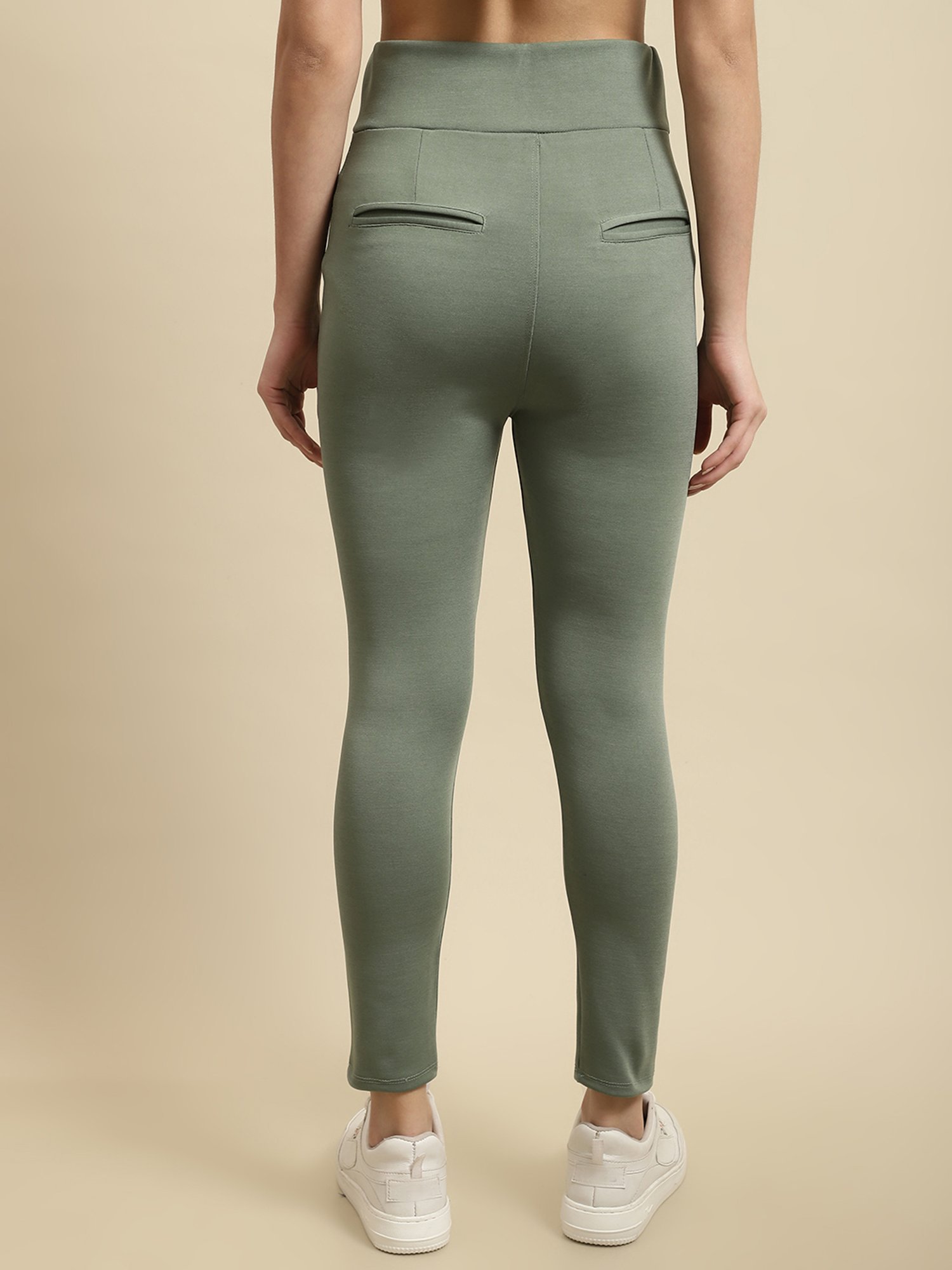 TAG 7 Green High Rise Jeggings