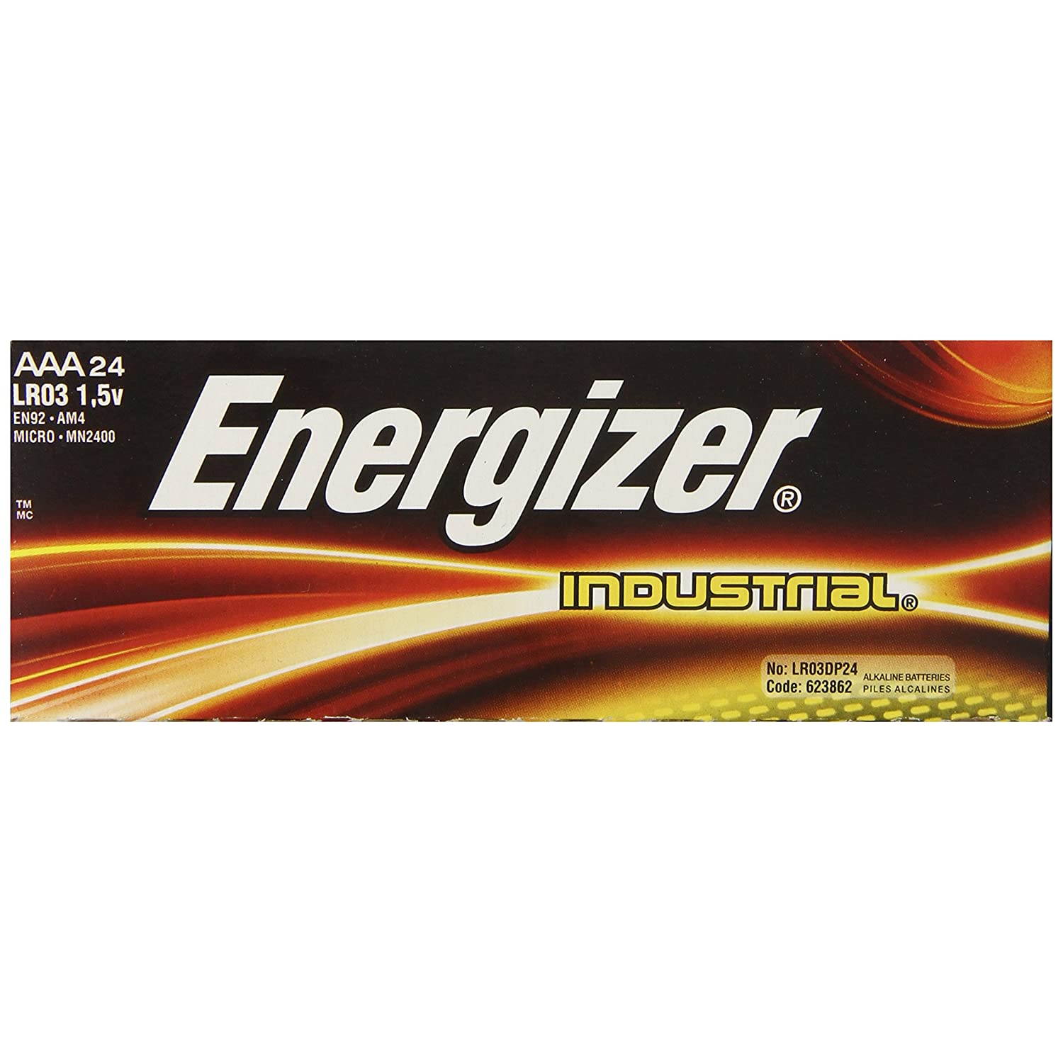 Energizer EN92 Industrial AAA 24 Alkaline Batteries