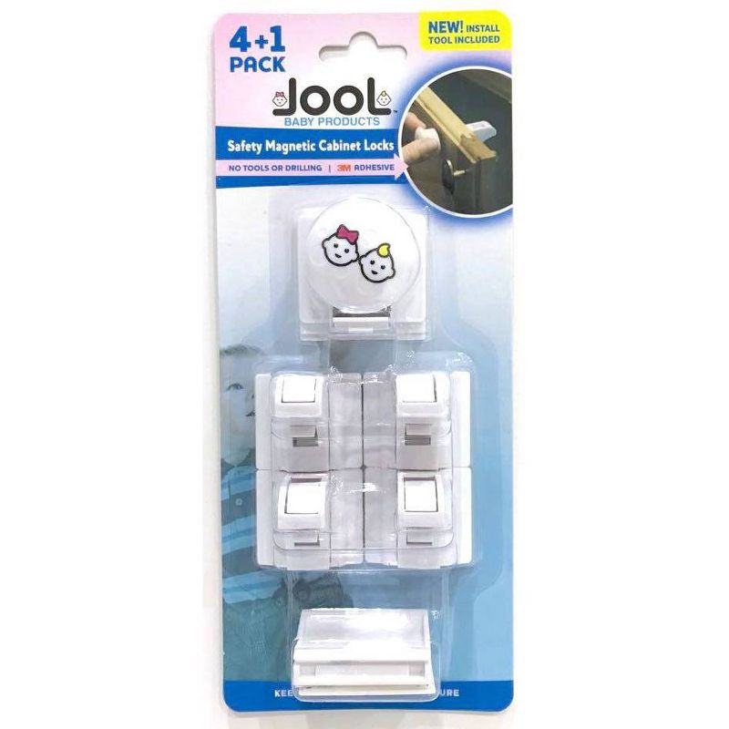 Jool Baby Magnetic Cabinet Locks - 4ct