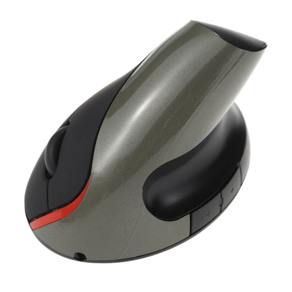 Rechargeable Mice 2.4G Wireless Mouse 2400 DPI 5 Buttons Optical Ergonomic Vertical Mouse with USB for Mac Laptop PC Desktop