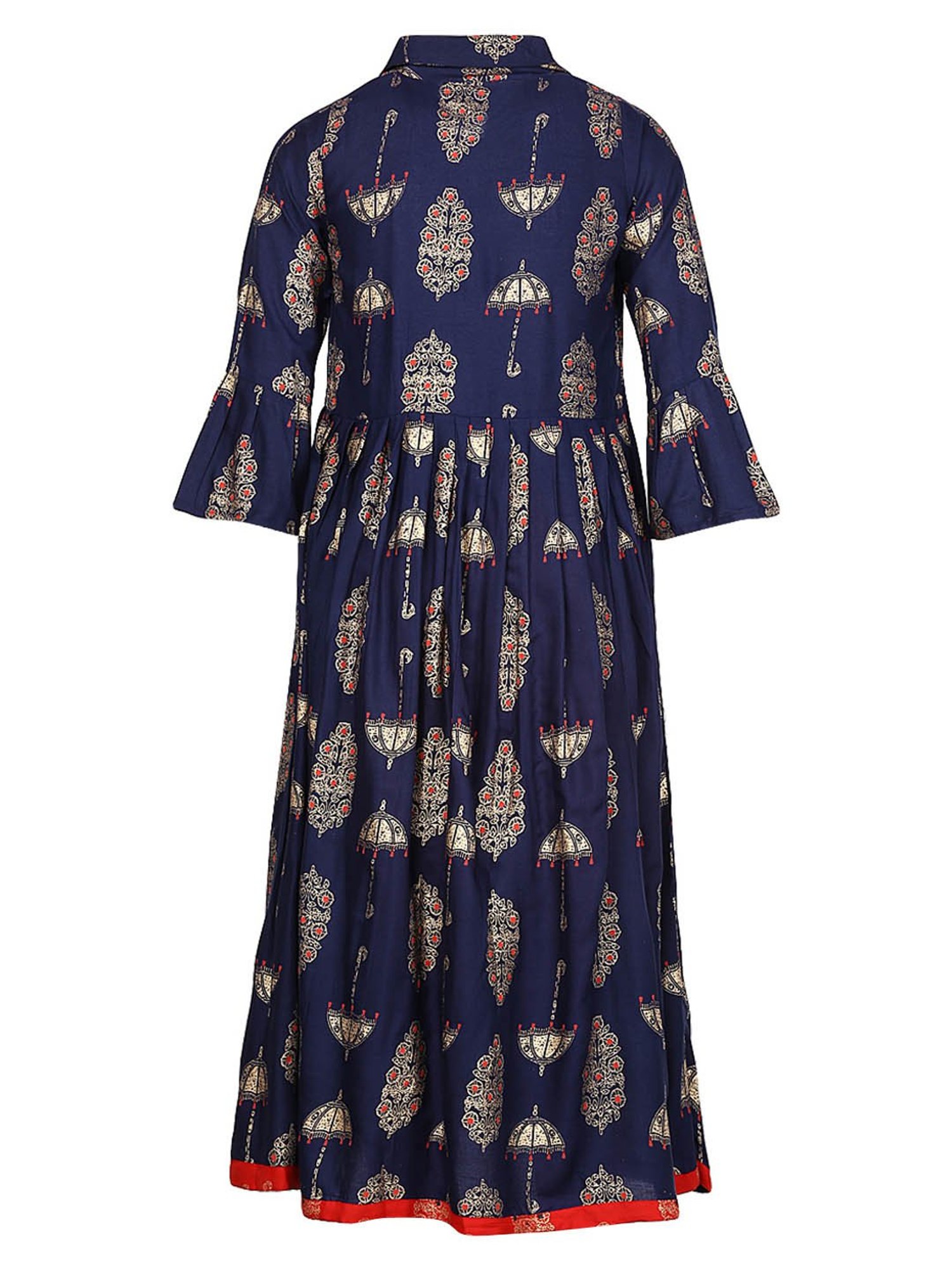 Aarika Kids Navy Printed Kurta