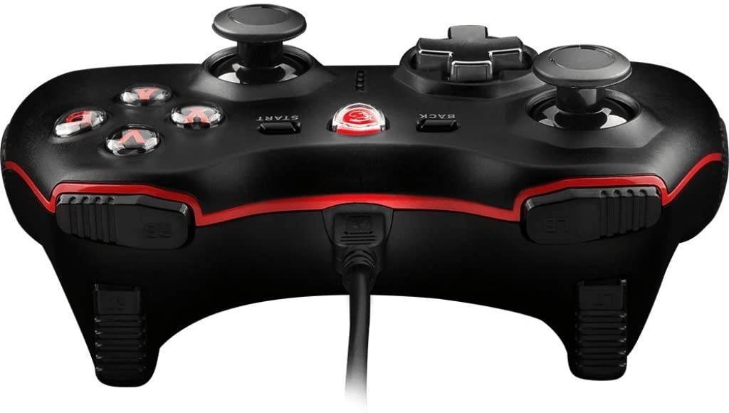 MSI Force GC20 USB Wired Controller Gamepad for Windows PC Android PS3 Stream