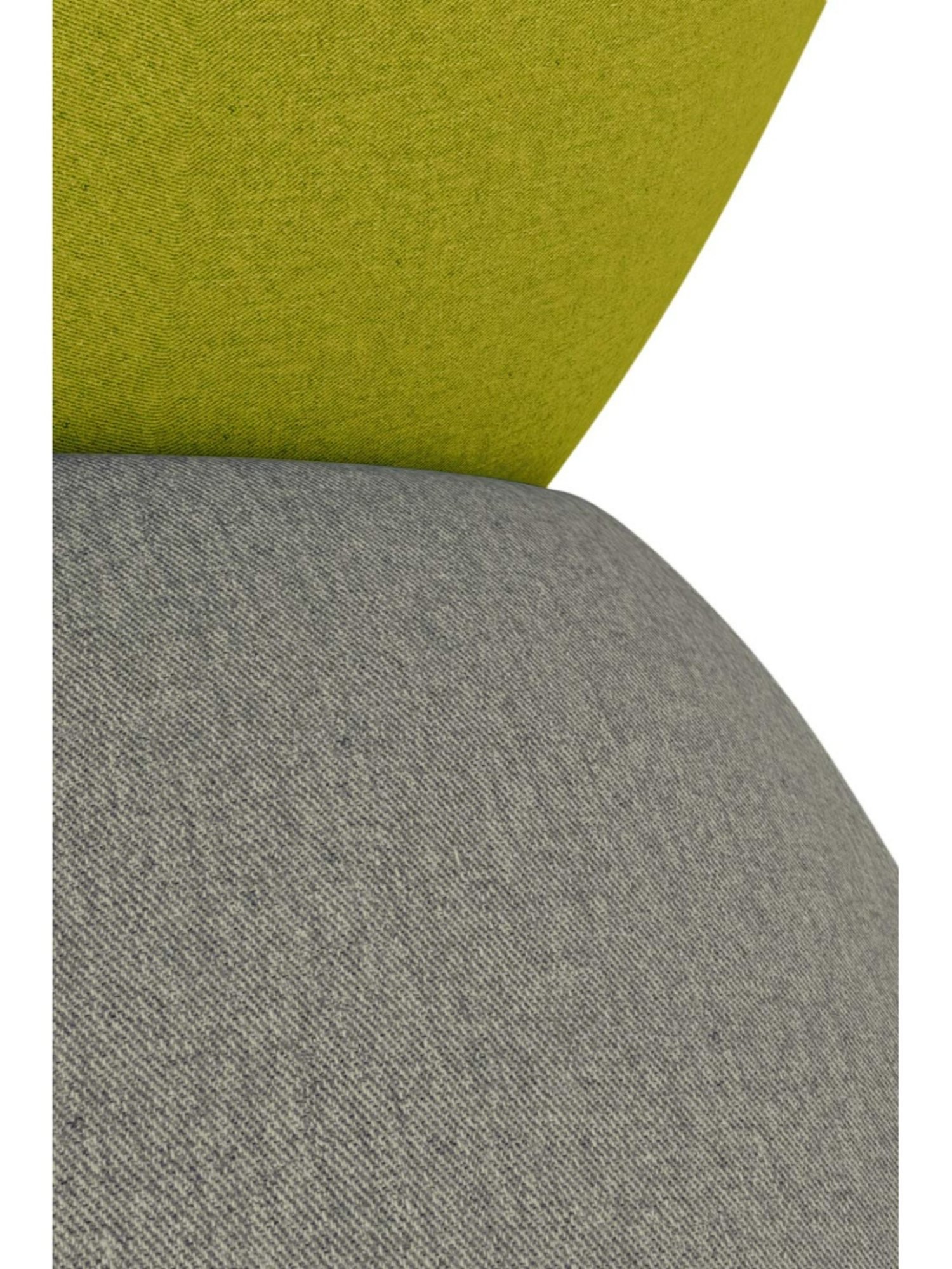 Godrej Interio Loop ?Citron Green Plywood Pouf (1 Year Warranty)