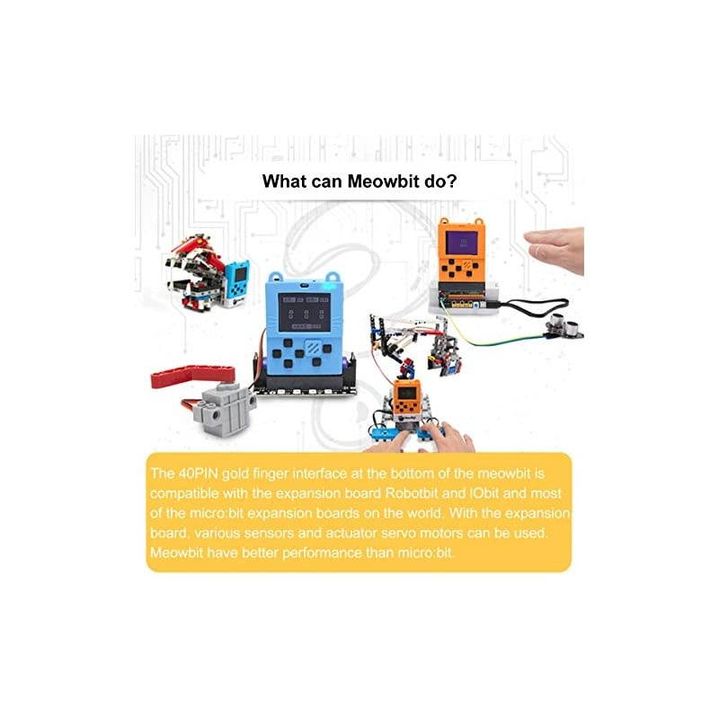 Programming Board Game Development Board with 160 128 Screen Codable Console for Microsoft Makecode Arcade macOS Windows 7 and Above Available with Orange Silicone Protective Case