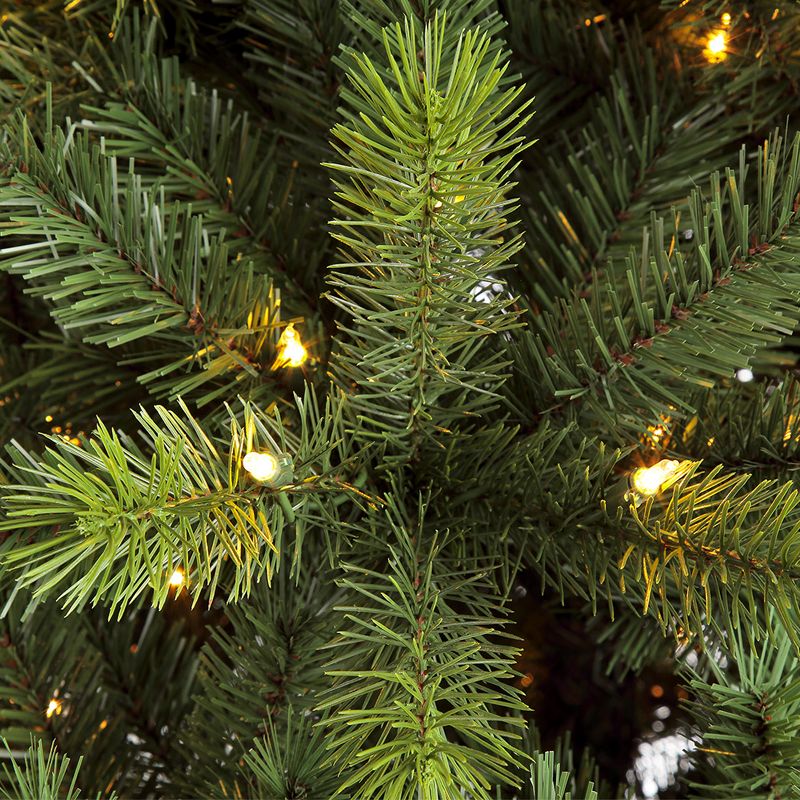 7.5ft Pre-lit Artificial Christmas Tree Full Ontario Pine - Puleo
