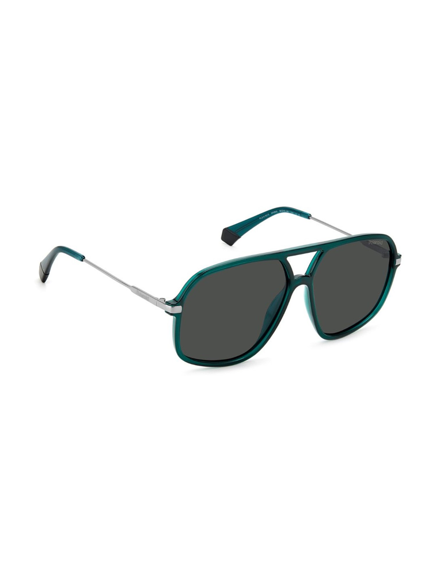 Polaroid Grey Aviator Unisex Sunglasses