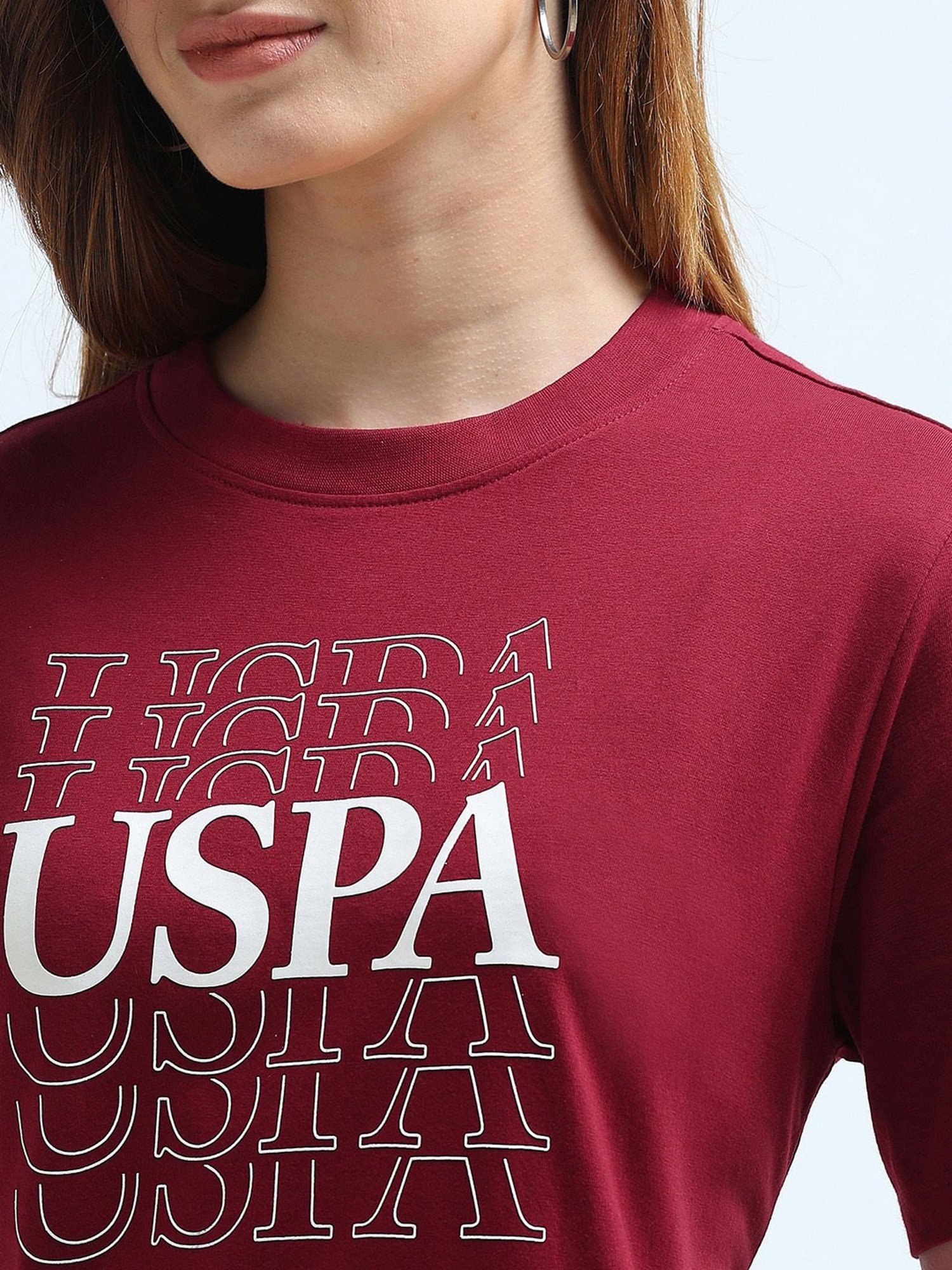 U.S. Polo Assn. Red Graphic Print T-Shirt