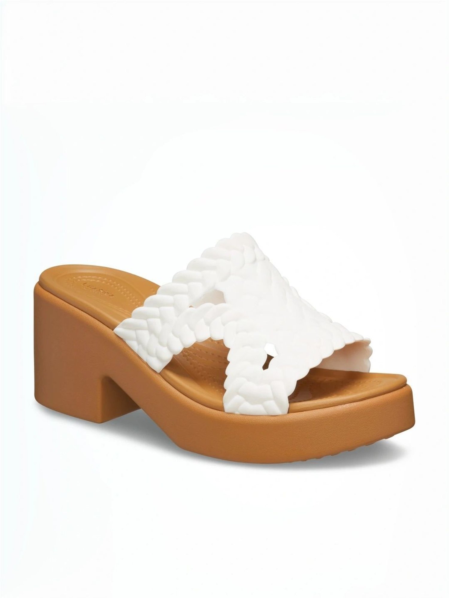 Crocs Women's Brooklyn Off White Casual Sandals