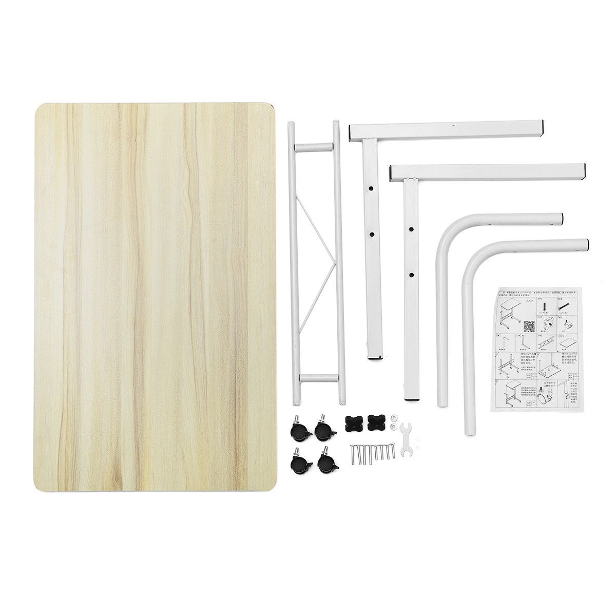 Height Adjustable Notebook Laptop Computer Desk Portable Table Sofa Bed