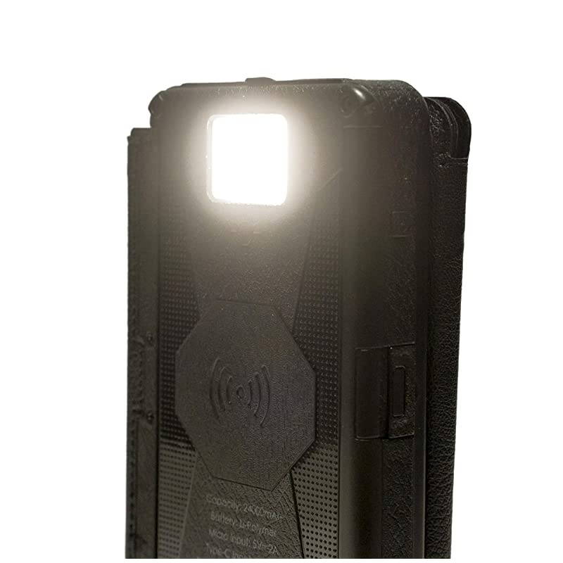 Solar Charger &ndash; [4 Efficient Panels] USB-C 24000mAh Waterproof Solar Battery Charger for Emergency, Portable Solar Power Bank Wireless Battery Charger for Phones/Tablets/GPS/Camping,etc.