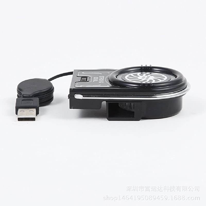 Hount Laptop Cooler Vacuum Fan Rapid CoolingGaming Mate LED Display Noise Reduction Technology