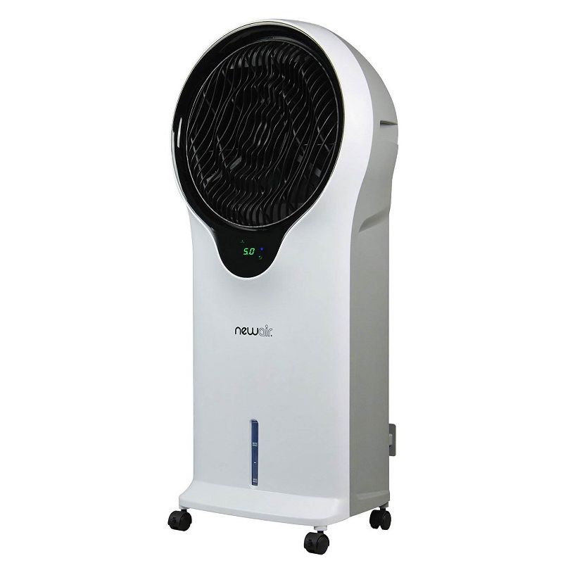 NewAir Portable Air Conditioner Evaporative Cooler Tower Fan with Remote, White