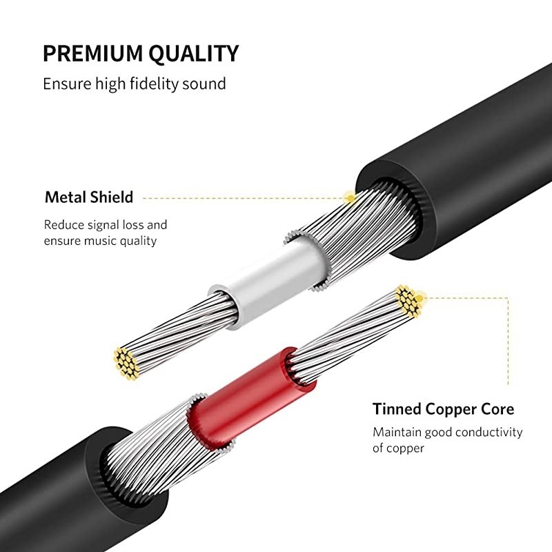 2Male to 2Male RCA Audio Cable 15Feet 10Pack