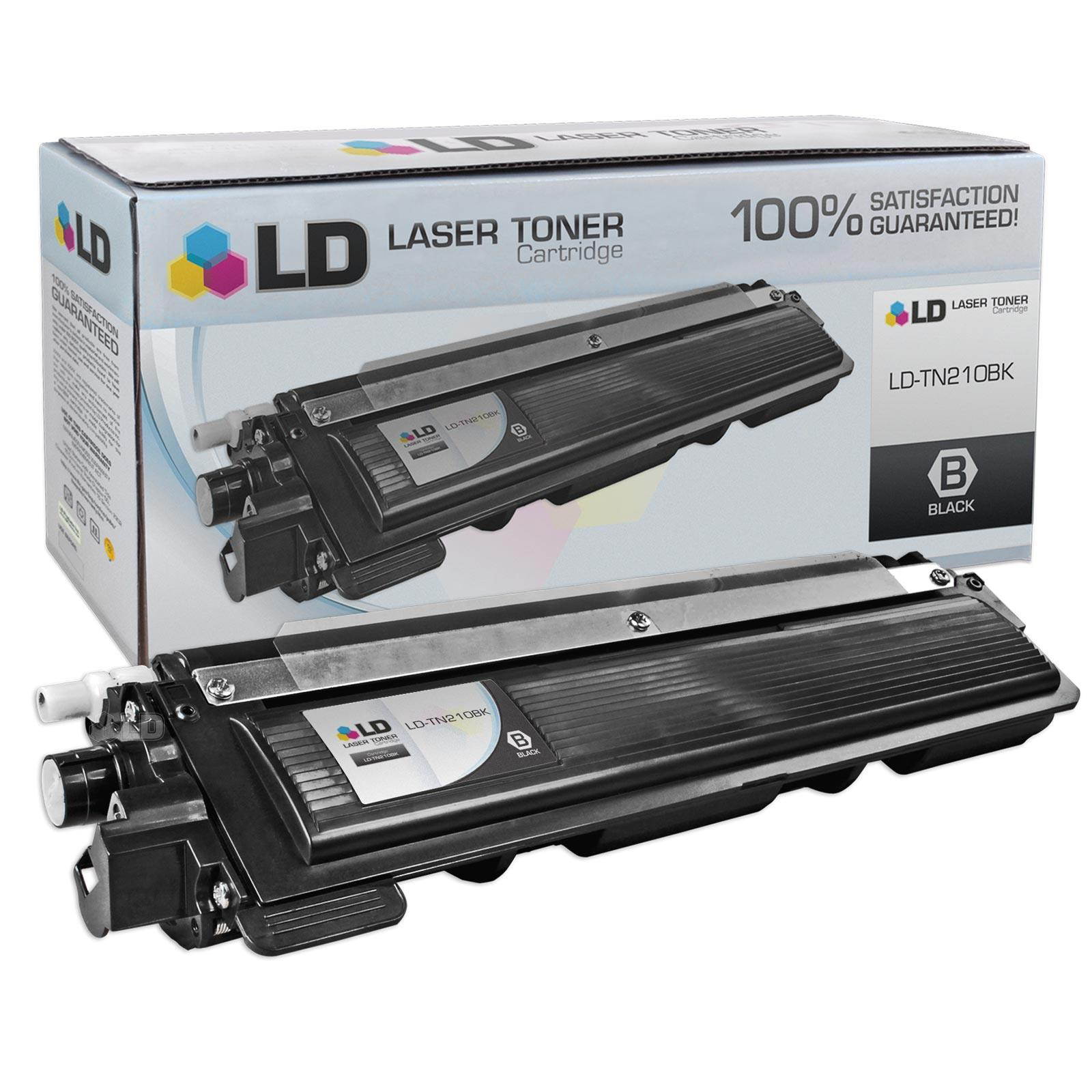 LD Compatible Brother TN210 Set of 5 HY Toner Cartridges: 2 TN210BK & 1 TN210C, TN210M, & TN210Y for DCP-9010CN, HL-3040CN, 3045CN, 3070CW, 3075CW, MFC-9010CN, 9120CN, 9125CN, 9320CN, 9320CW, 9325CW